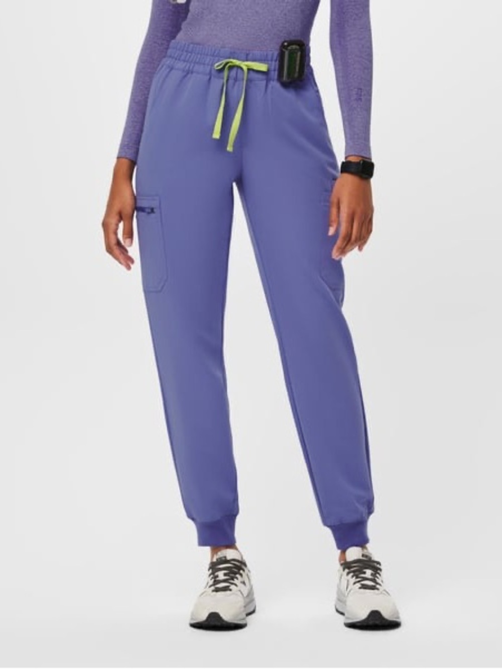 Women’s Figs Scrub Pants - Blueberry- Highwaisted Uman Joggers (MP)